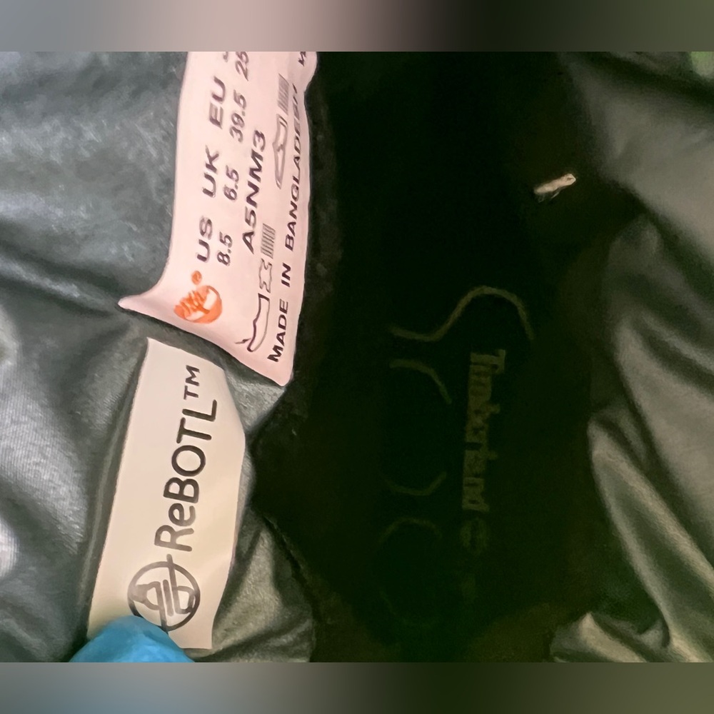 Timberland Women’s Ray City Black Gunmetal Puffer Boots US 8.5 EUC - Picture 8 of 10